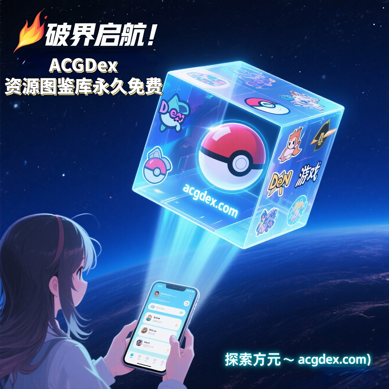 🔥 📢 破界启航!ACGDex · 全网ACG资源图鉴库运转!