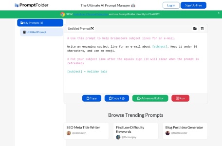PromptFolder