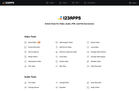 在线各类文件转换-123APPS