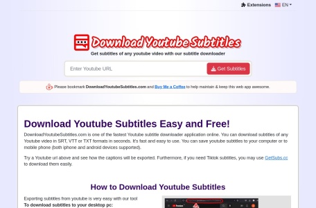 YouTube字幕下载