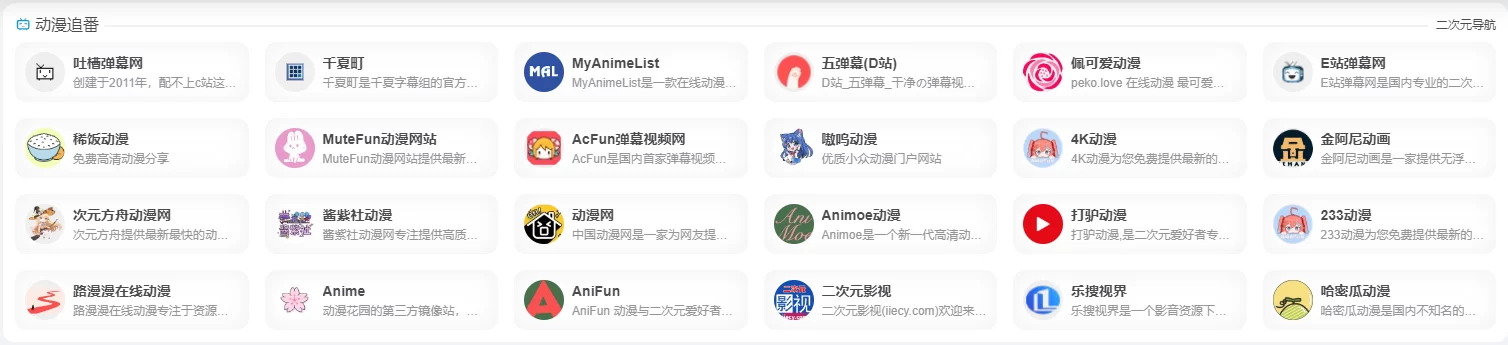 ACG导航：二次元爱好者的专属资源宝藏